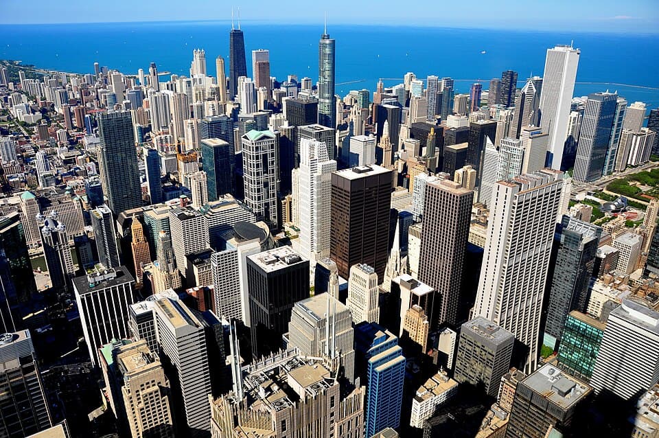 Chicago skyline, Cook County — the largest U.S. county by population after Los Angeles